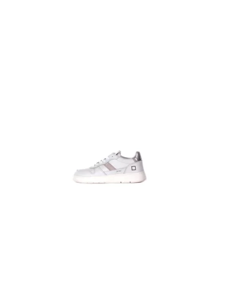 Sneakersy D.a.t.e. zamszowe białe