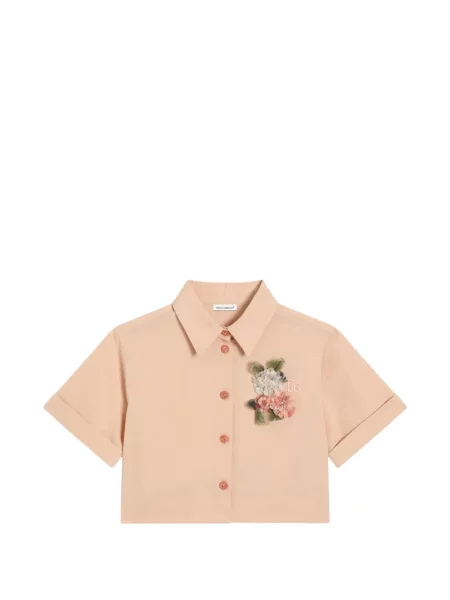 Koszula dziecięca Dolce And Gabbana różowa