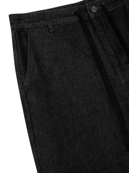 Дънки straight leg Studio Tomboy черно