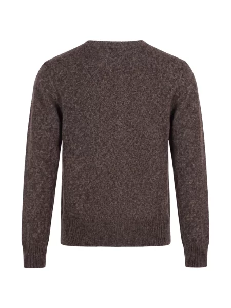 Pulover Slowear cu decolteu rotund maro