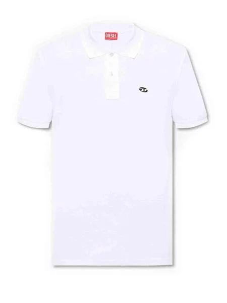 DIESEL Tricou T-SMITH-DOVAL-PJ' alb