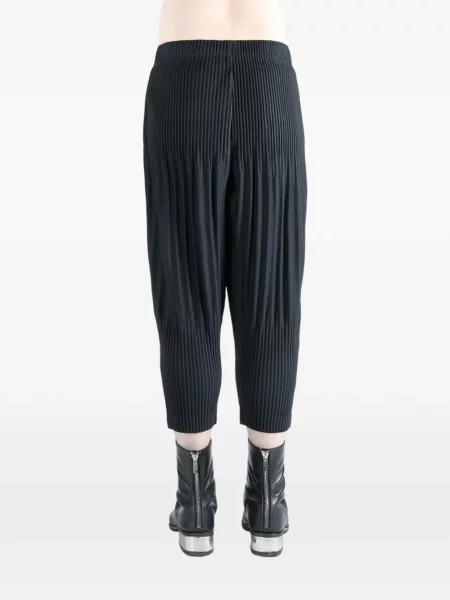 Plisované kalhoty Homme Plissé Issey Miyake černé