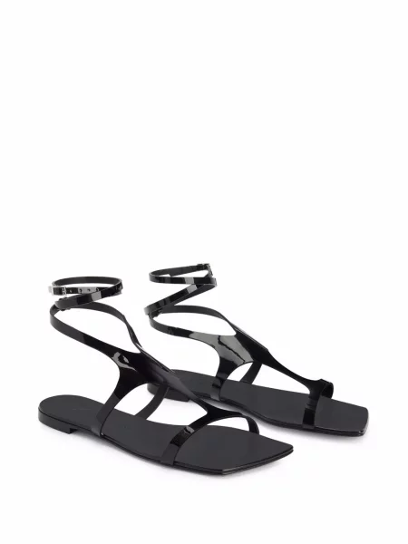 Sandale Giuseppe Zanotti fără toc negru