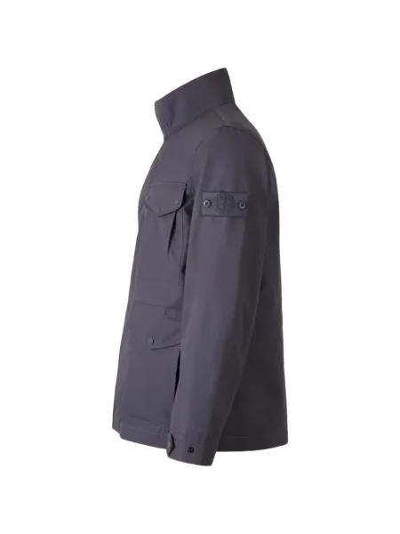 Geacă Stone Island cu strasuri albastru