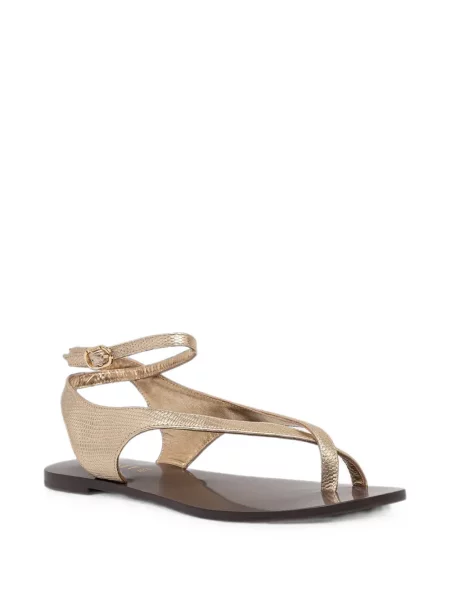 Sandale Twinset din piele cu imagine