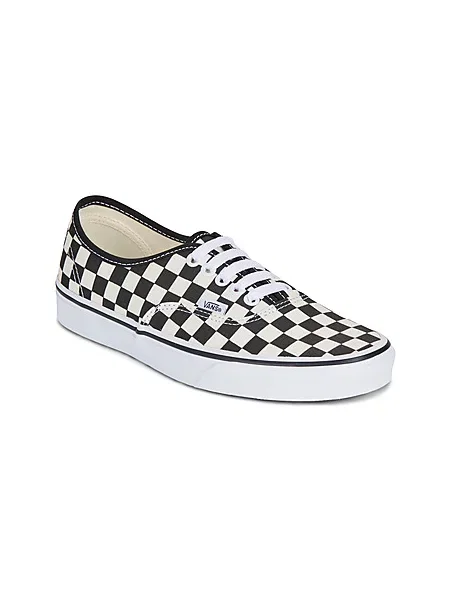 Superge Vans Authentic s karirastim vzorcem bela