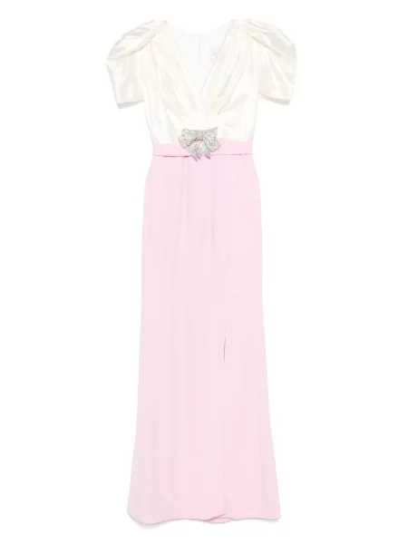 Rochie Silk Love & Lace de mătase de costum roz