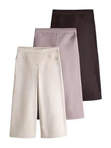 The Set Jeans crem / ciocolatiu / mov liliachiu