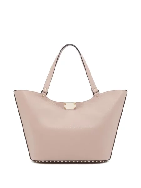 Τσάντα shopper Valentino Garavani ροζ