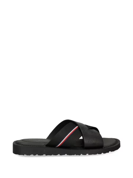 Sandale Tommy Hilfiger cu bretele negru