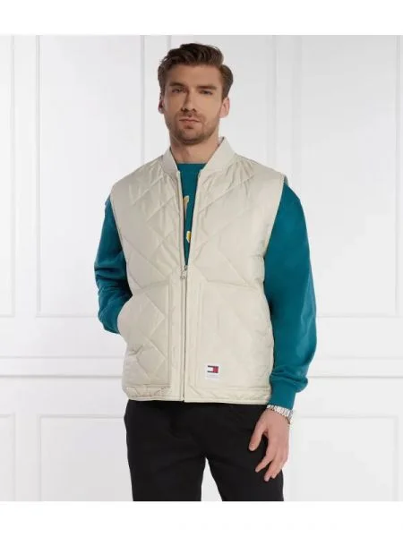 Tommy Jeans Vestă ENTRY bej