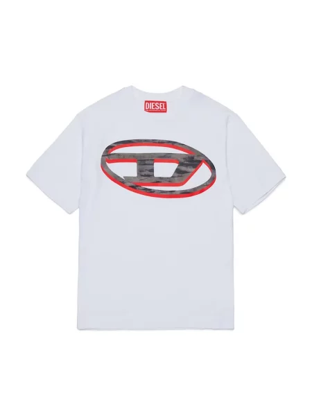 Diesel gyerek póló TVEL OVER T-SHIRT fehér