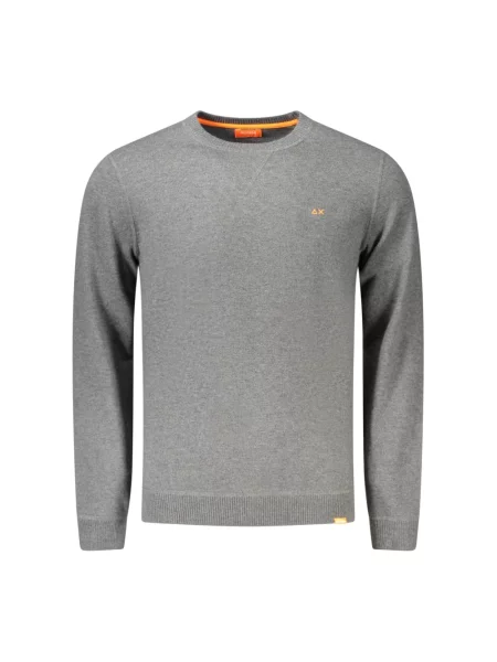 Dzianinowy sweter Sun68 szary
