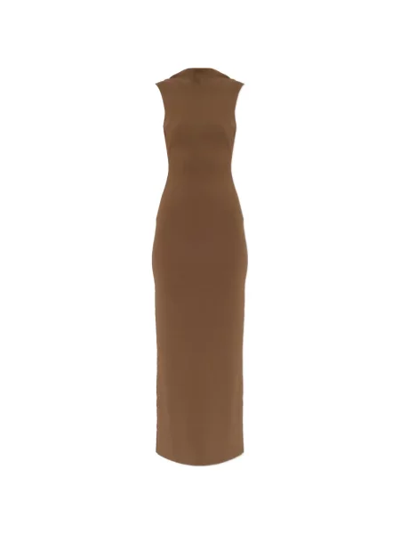 Rochie Cult Gaia tricotate maro