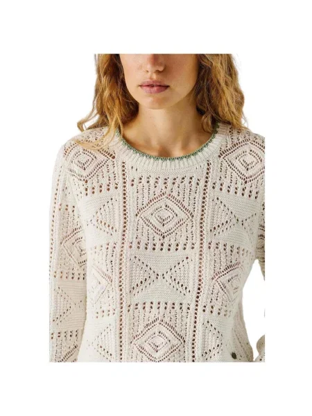 Pulover Pepe Jeans alb