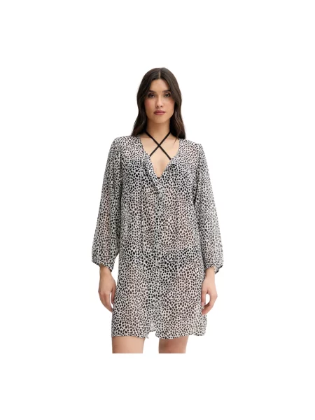 Sukienka koszulowa Michael Kors czarna