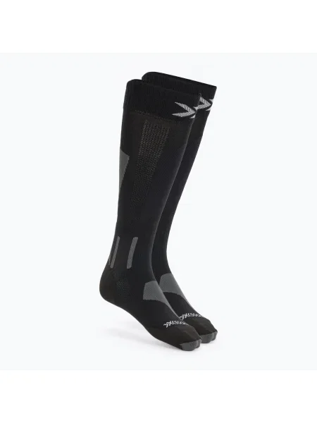 Lyžiarske ponožky X-Socks Ski Discover Merino Otc x black/grey čierna