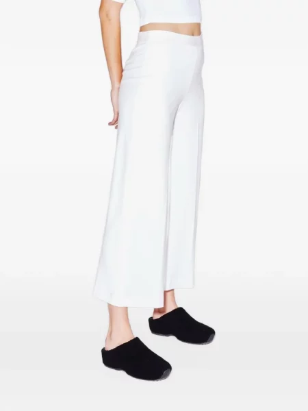 Decupat pantaloni Rosetta Getty alb