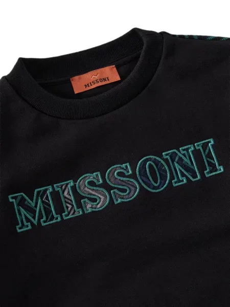 Bluza z kapturem dziecięca Missoni czarna