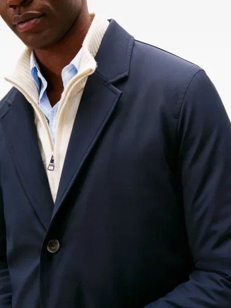 Płaszcz Tommy Hilfiger niebieski