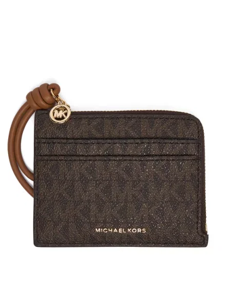 Portofel pentru monede MICHAEL Michael Kors Jet Set maro