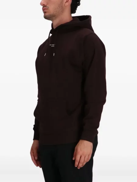 Hoodie Drôle De Monsieur με κέντημα καφέ