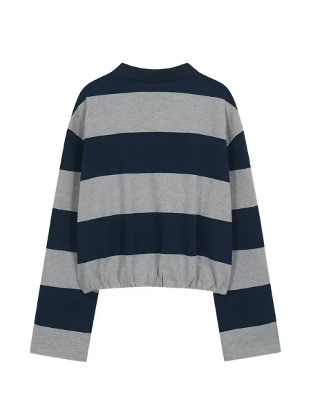Top Marge Sherwood cu dungi albastru