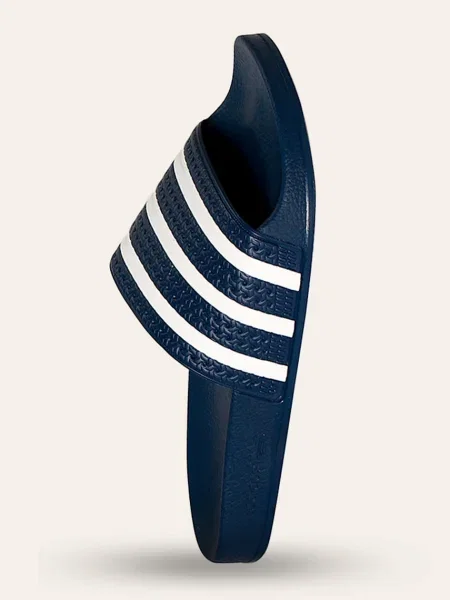 ADIDAS ORIGINALS Saboți Adilette bleumarin alb
