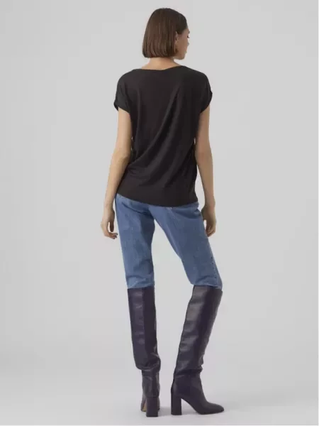 Vero Moda Mava T-shirt Black μαύρο