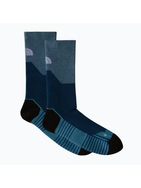 Șosete de trekking pentru bărbați The North Face Hiking Crew midnight petrol/algae blue albastru