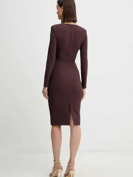 Elisabetta Franchi ruha bordó mini testhezálló borvörös
