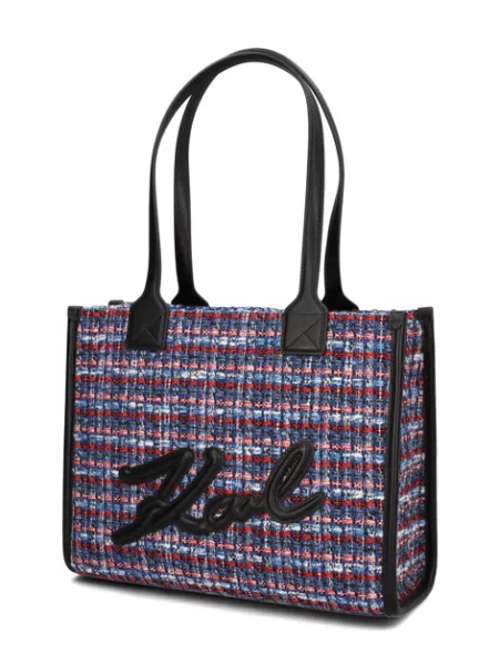 KARL LAGERFELD kabelka Shopper modrá