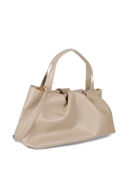 Τσάντα shopper Themoirè με βολάν