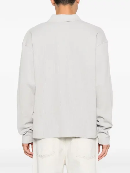 Lung tricou polo Won Hundred gri