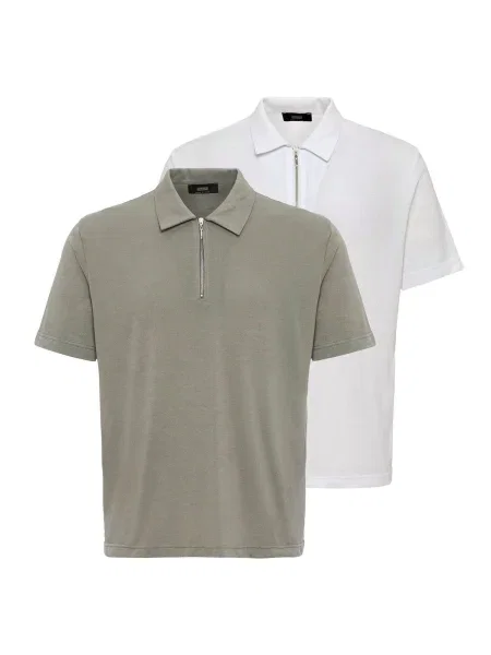 Antioch Tricou Omar verde alb