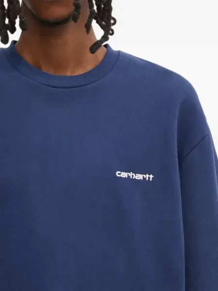 Hanorac Carhartt Wip cu imagine albastru
