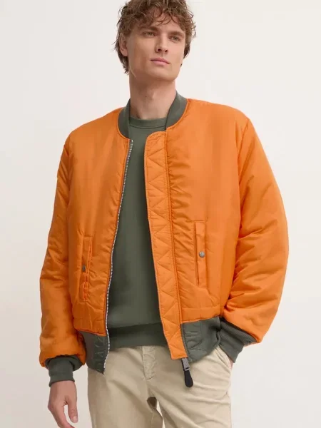 Бомбер Alpha Industries зеленый