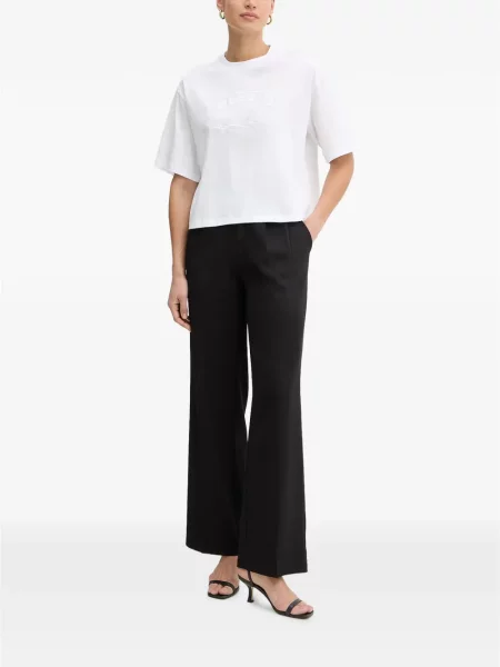 Tricou Iceberg cu broderie alb