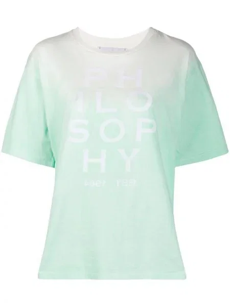 Tricou Philosophy Di Lorenzo Serafini cu gradient verde