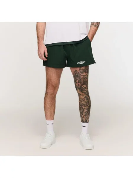 Szorty fitness oversize z Varsity zielone