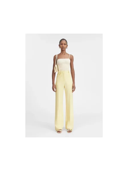 Spodnie Jacquemus żółte
