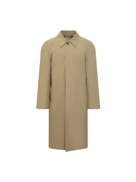 Długi płaszcz Burberry beżowy
