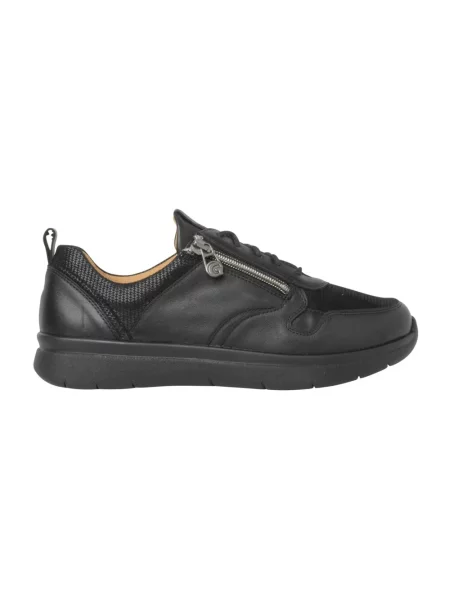 Sneakersy Ganter skórzane czarne