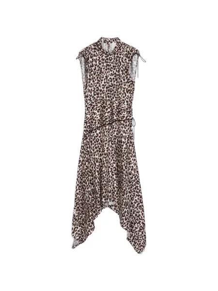 Rochie midi 3.1 Phillip Lim cu imagine cu model leopard