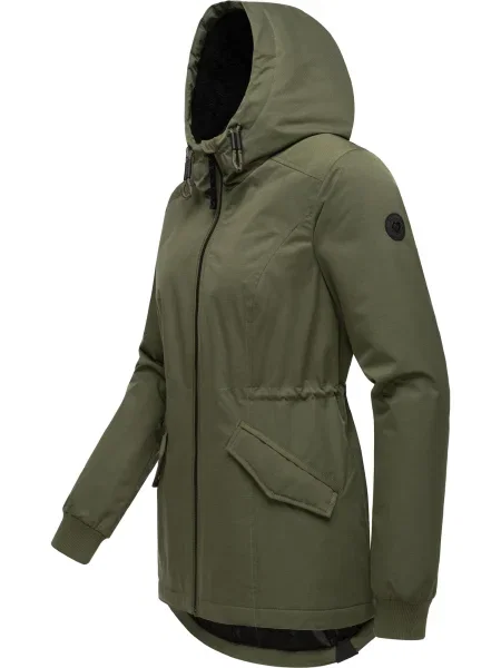 Ragwear Geacă funcțională Dowey Warm Rain oliv negru