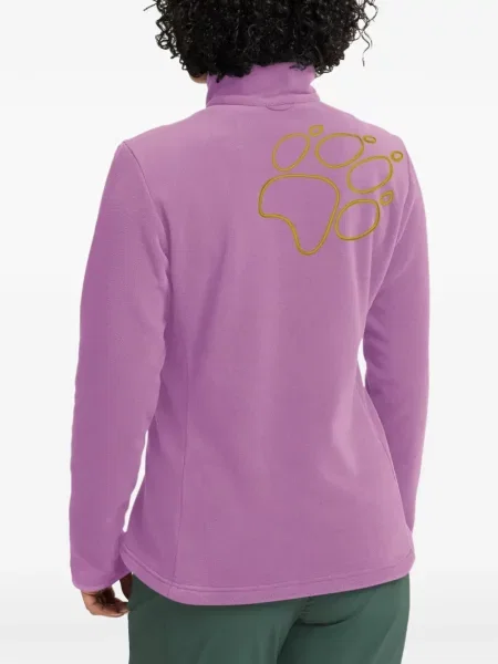 Fleece dzseki Jack Wolfskin autogrammal lila