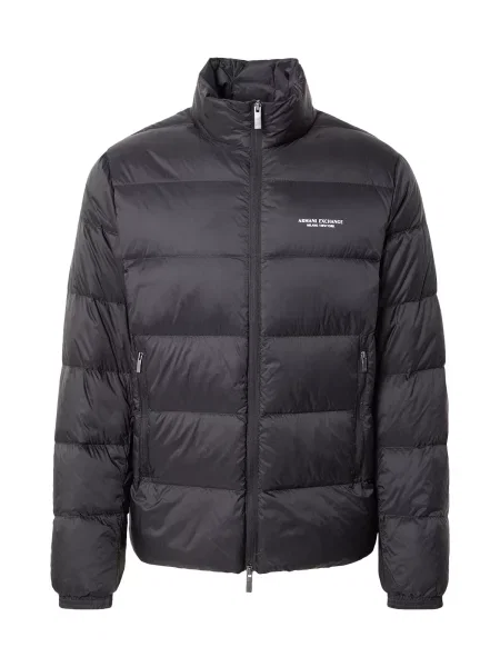 ARMANI EXCHANGE Prehodna jakna črna