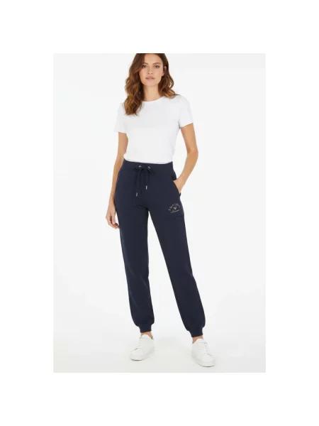 Spodnie dresowe Emporio Armani niebieskie