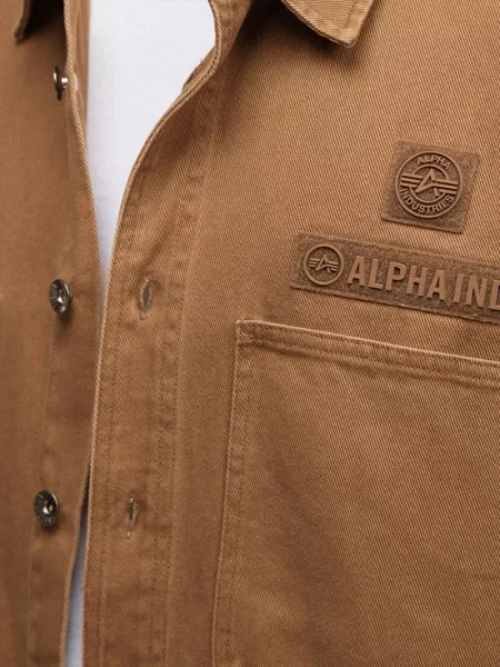 Cămașă Alpha Industries maro