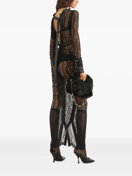 Rochie Dolce & Gabbana din dantelă negru